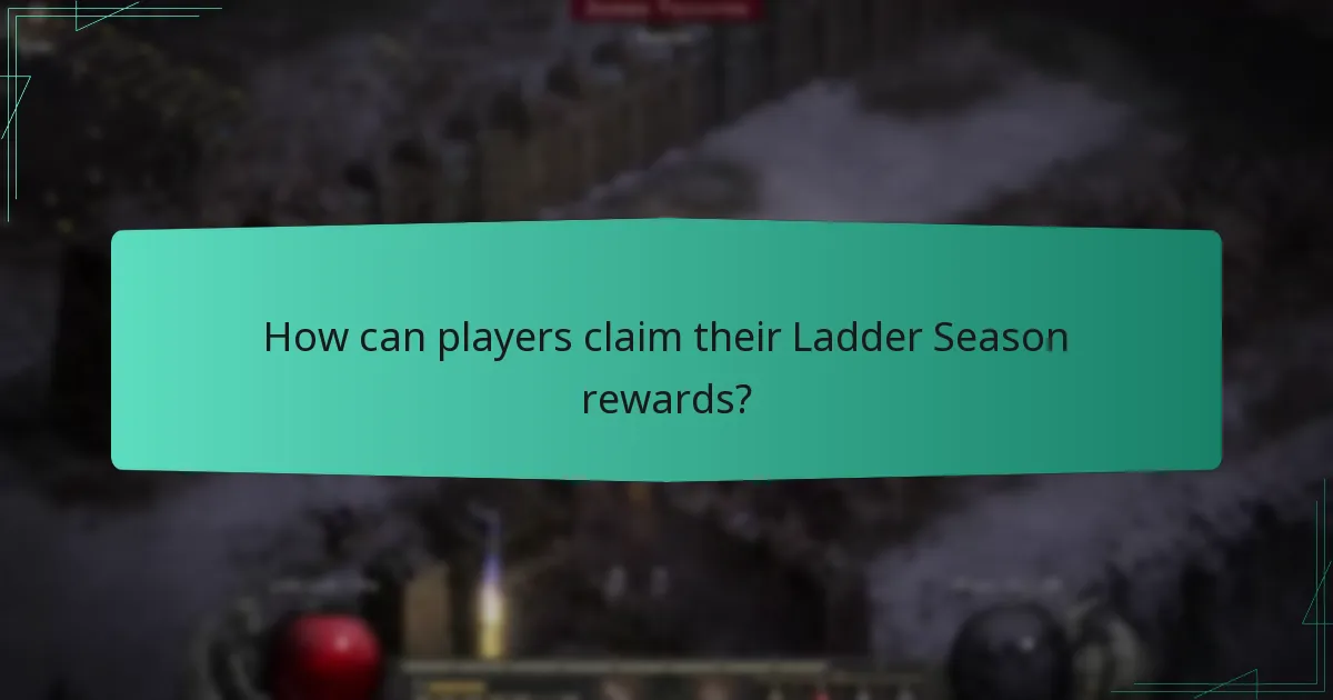 How is reward distribution handled during Ladder Season?