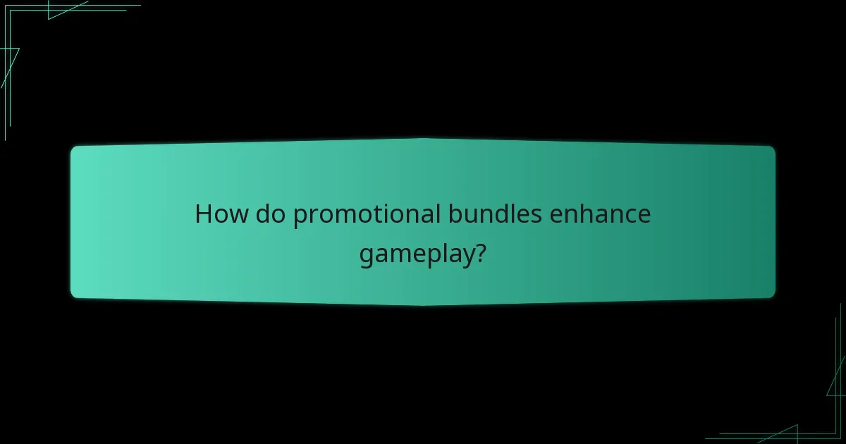 What other games offer promotional bundles?