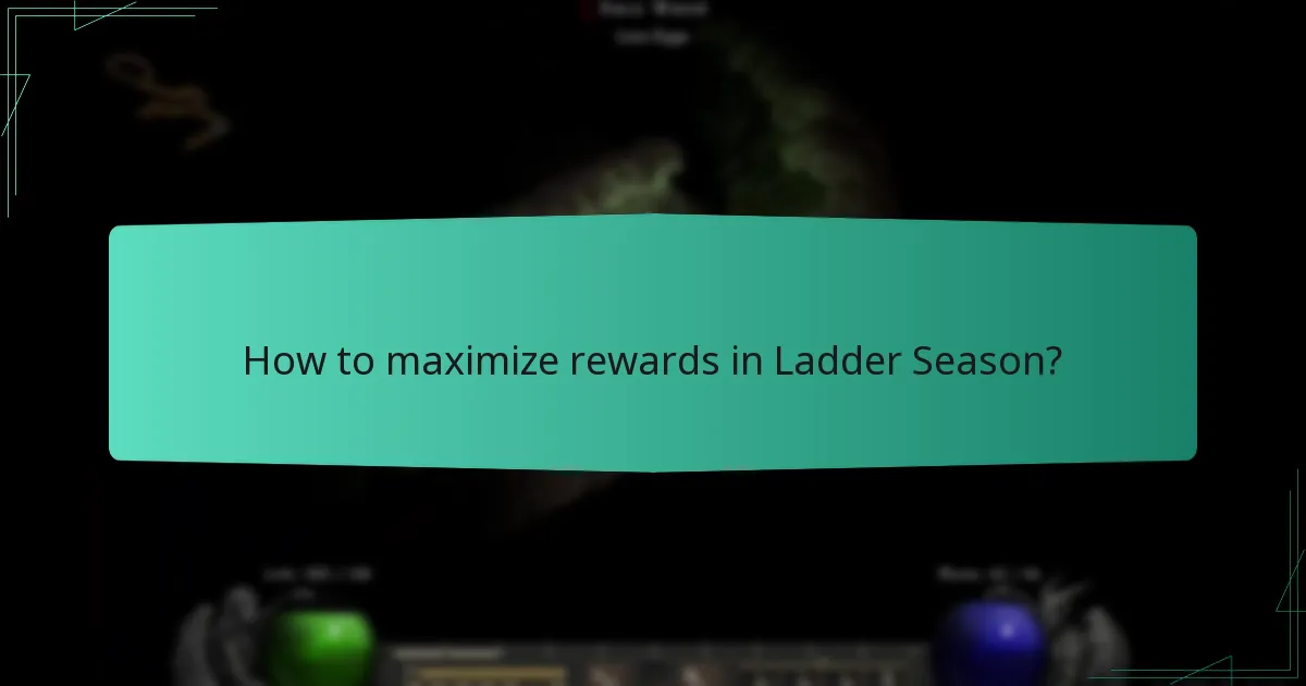 What are the different Reward tiers in Ladder Season?