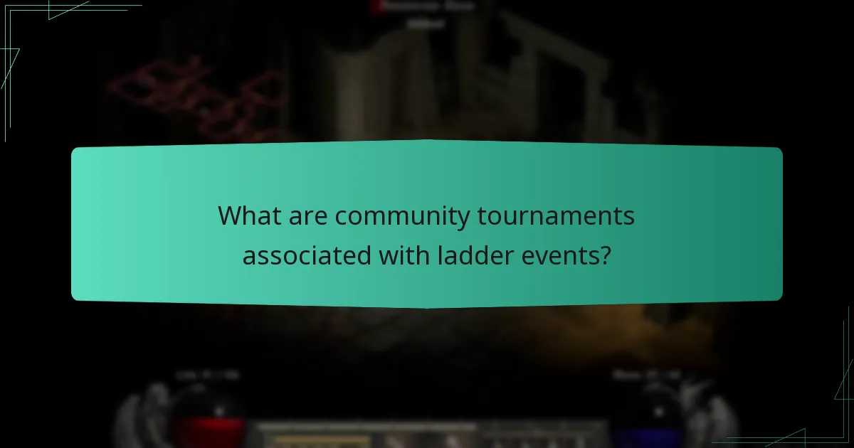 How are rankings determined in ladder events?