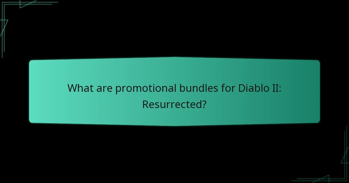 How do promotional bundles enhance gameplay?