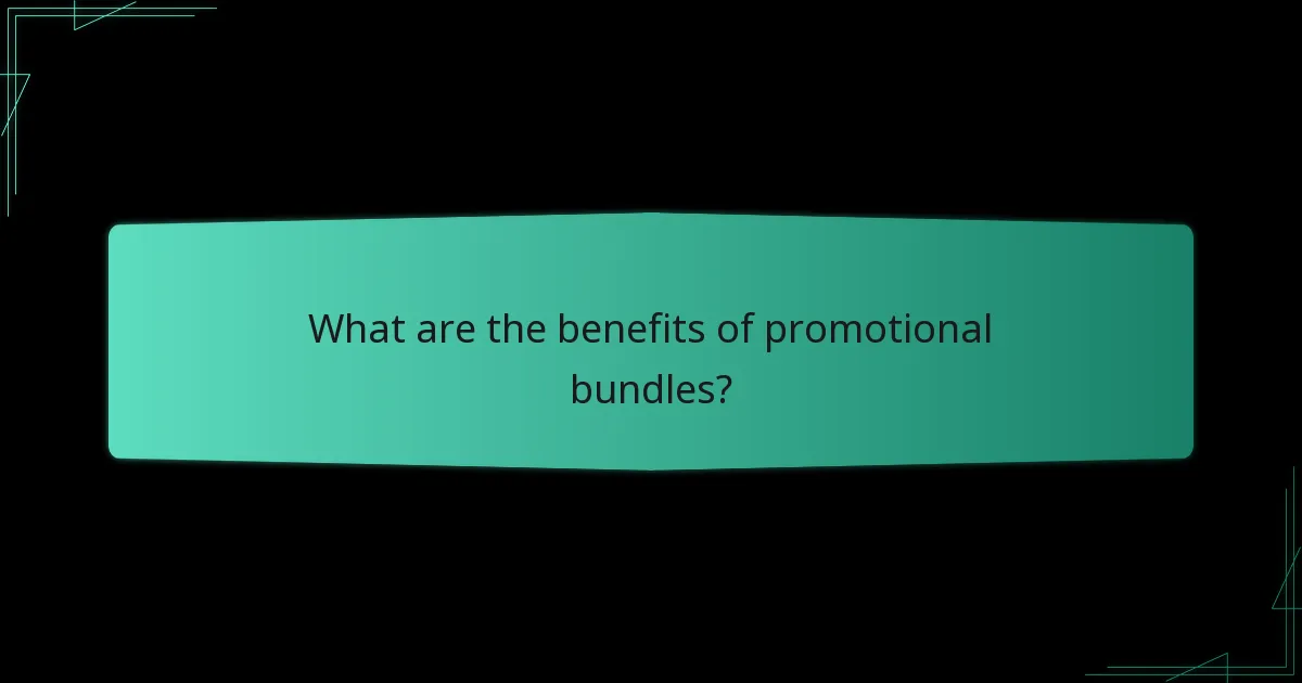 How to create effective promotional bundles?