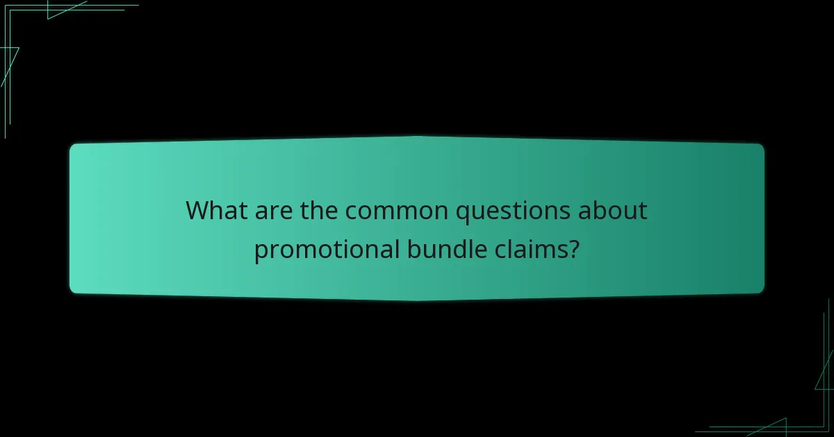What are the deadlines for claiming promotional bundles?