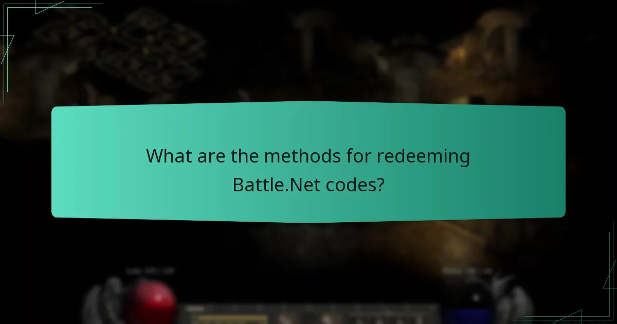 What types of codes can be redeemed on Battle.Net?