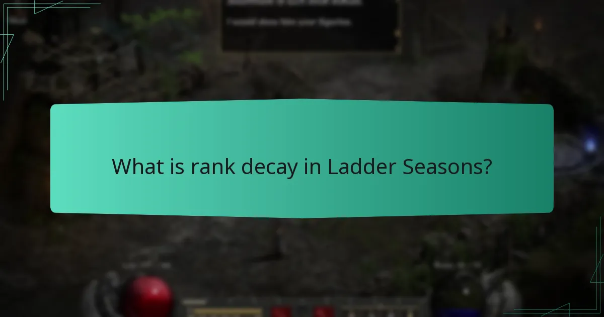 How does rank decay interact with season length?