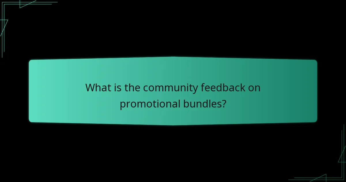 Which promotional bundles are the most recommended?