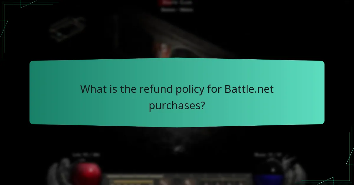 What is the refund policy for Battle.net purchases?
