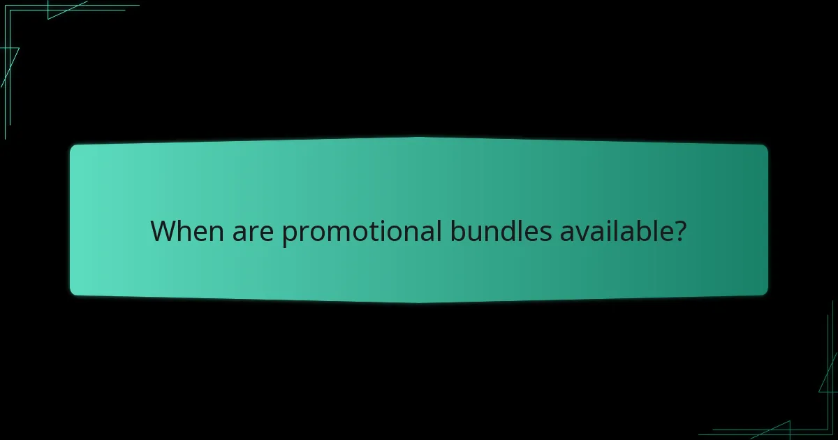 What do players say about promotional bundles?