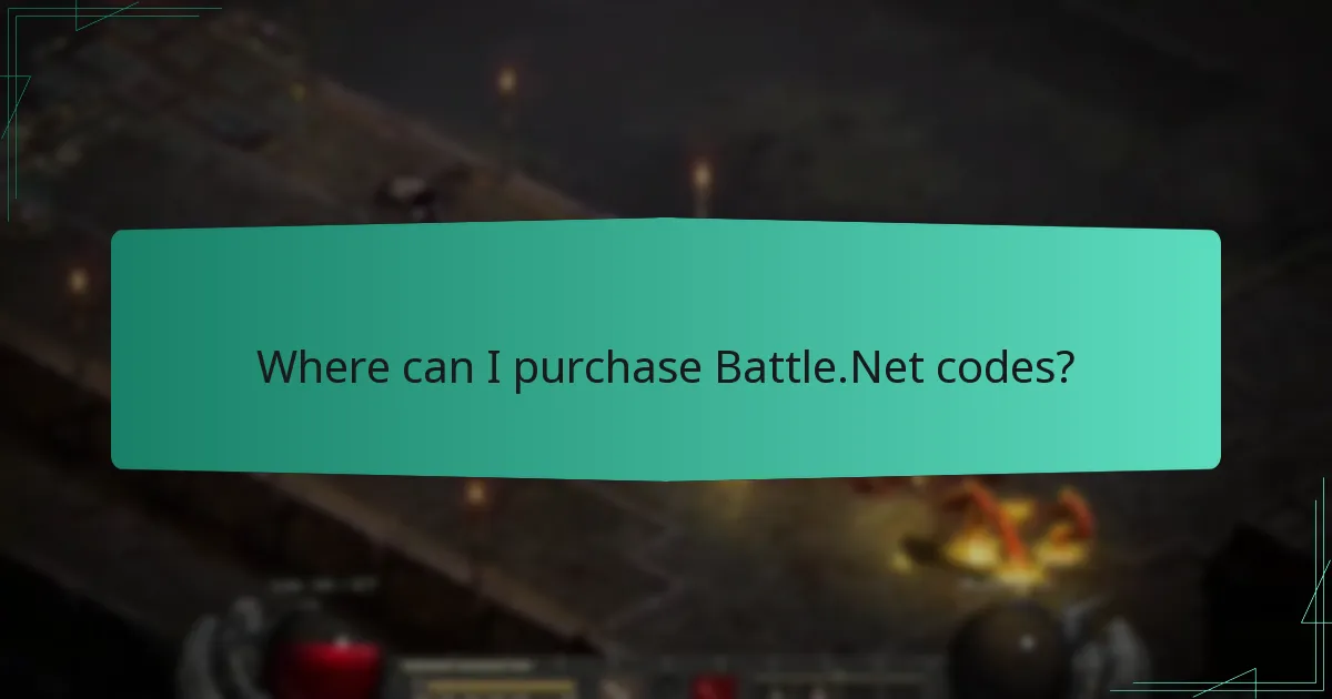 Where can I purchase Battle.Net codes?
